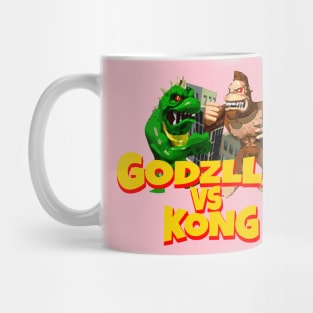 Godzilla vs Kong - Parody Rampage Games Mug